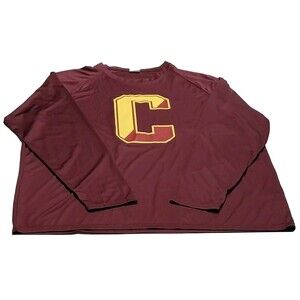 Cleveland Mens 2XL Maroon Cavs Shirt Longsleeve Lightweight Activewear Tee Comfy